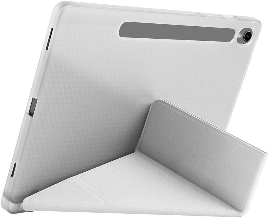 Samsung Galaxy Tab S10 FE Plus 13.1 inç Uyumlu Tablet Kılıfı – Kalem Bölmeli, Standlı, Tri-Folding Akıllı Kapak, Manyetik Otomatik Uyku/Uyanma Özellikli, İnce ve Dayanıklı Koruma (Bordo)