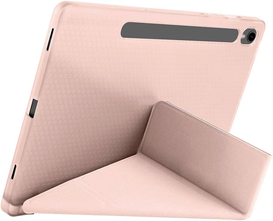 Samsung Galaxy Tab S10 FE Plus 13.1 inç Uyumlu Tablet Kılıfı – Kalem Bölmeli, Standlı, Tri-Folding Akıllı Kapak, Manyetik Otomatik Uyku/Uyanma Özellikli, İnce ve Dayanıklı Koruma (Bordo)