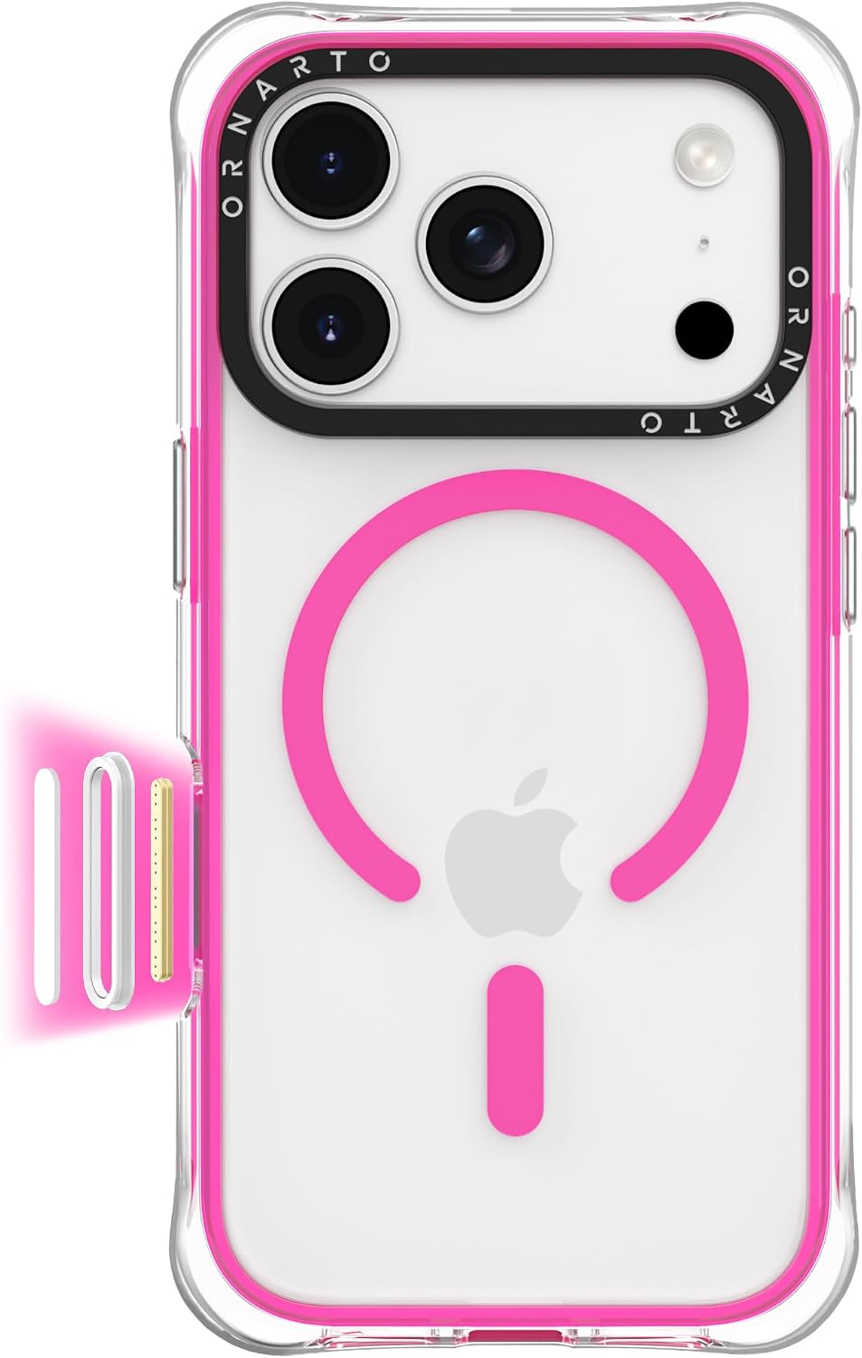 ORNARTO iPhone 17 Pro Max Şeffaf MagSafe Uyumlu Kılıf
