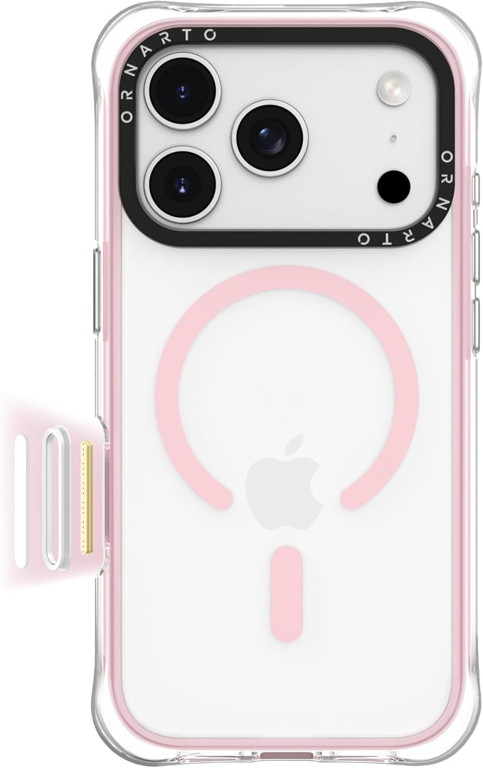 ORNARTO iPhone 17 Pro Max Şeffaf MagSafe Uyumlu Kılıf