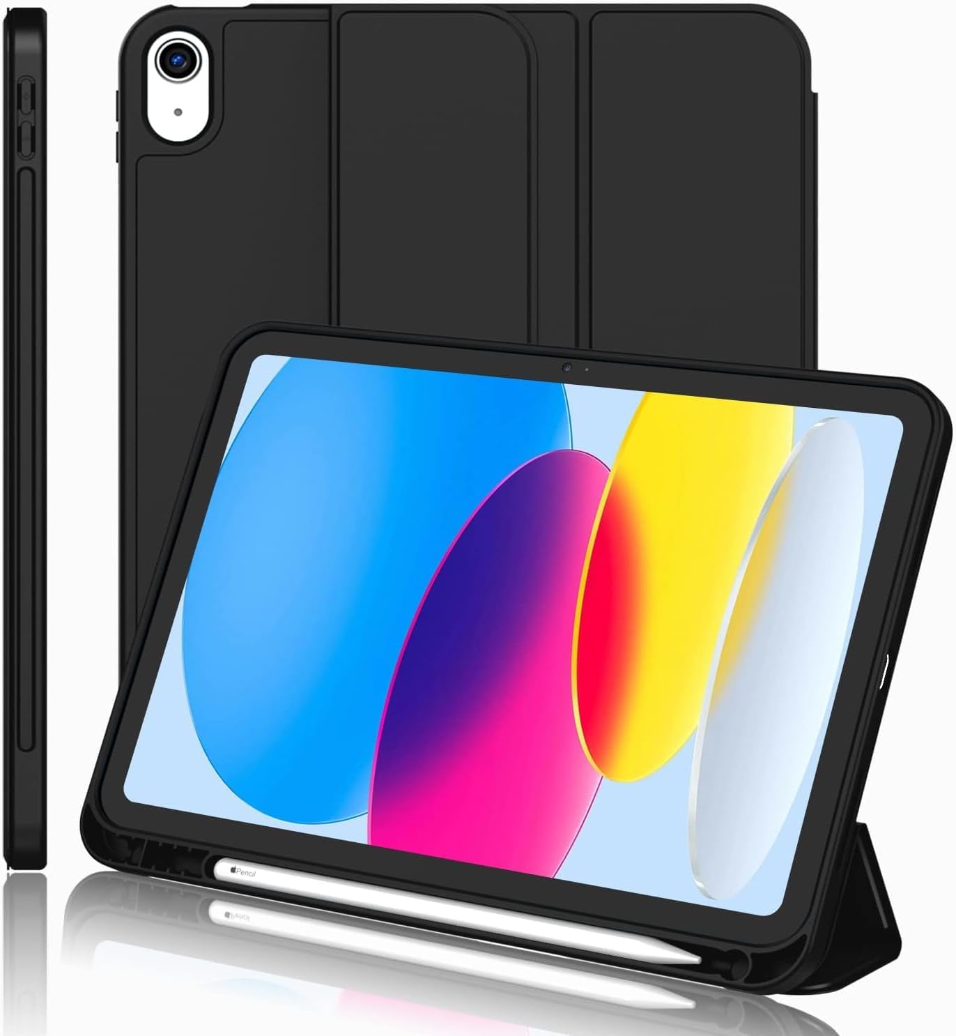 iPad 11/10 için Kalem Bölmeli Standlı Kılıf