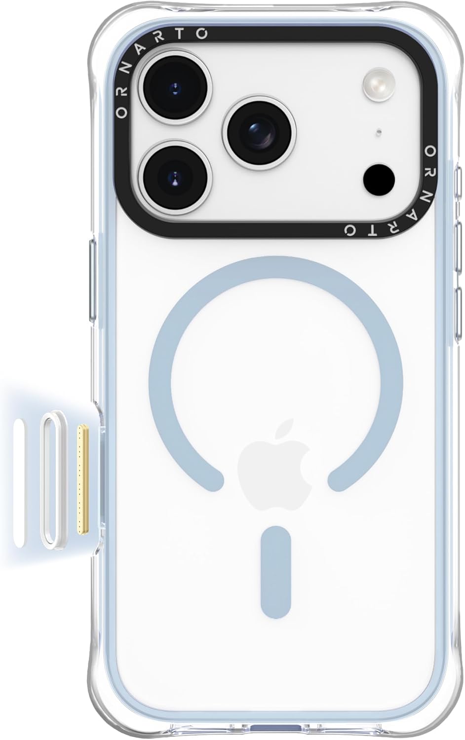 ORNARTO iPhone 17 Pro Max Şeffaf MagSafe Uyumlu Kılıf