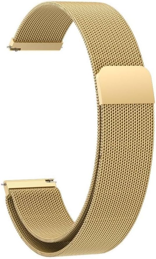 Huawei Watch GT6 41 mm / GT5 Pro 42 mm / GT5 41mm / GT4 41 mm ile Uyumlu 18 mm Paslanmaz Çelik Milanese Hasır Kordon – Manyetik Tokalı, Ayarlanabilir Metal Saat Kayışı