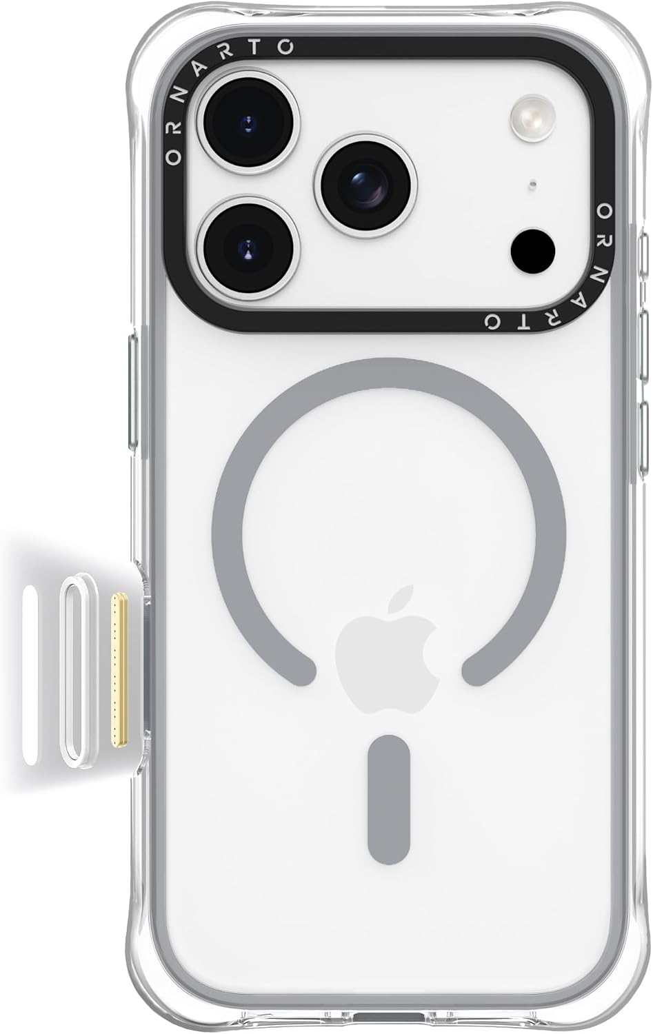 ORNARTO iPhone 17 Pro Max Şeffaf MagSafe Uyumlu Kılıf