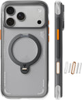 TORRAS Ostand Q3 Air iPhone 17 Pro Max Kılıf | 360° Manyetik Standlı, MagSafe Uyumlu, Askeri Standart Darbe Korumalı, Kamera Kontrol Tuşu Destekli
