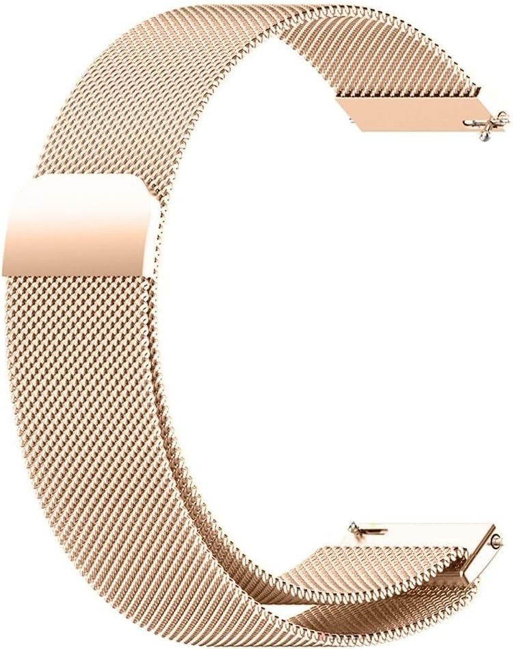 Huawei Watch GT6 41 mm / GT5 Pro 42 mm / GT5 41mm / GT4 41 mm ile Uyumlu 18 mm Paslanmaz Çelik Milanese Hasır Kordon – Manyetik Tokalı, Ayarlanabilir Metal Saat Kayışı