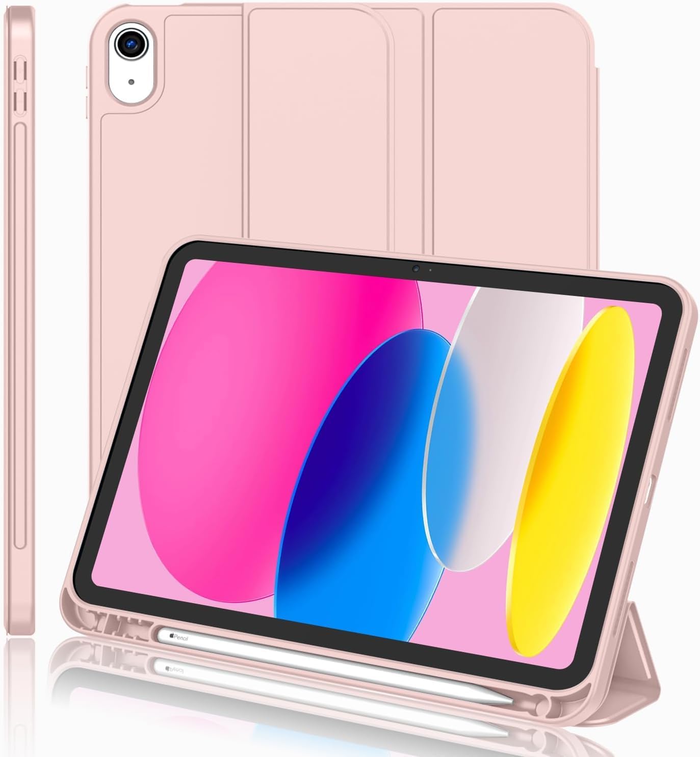 iPad 11/10 için Kalem Bölmeli Standlı Kılıf