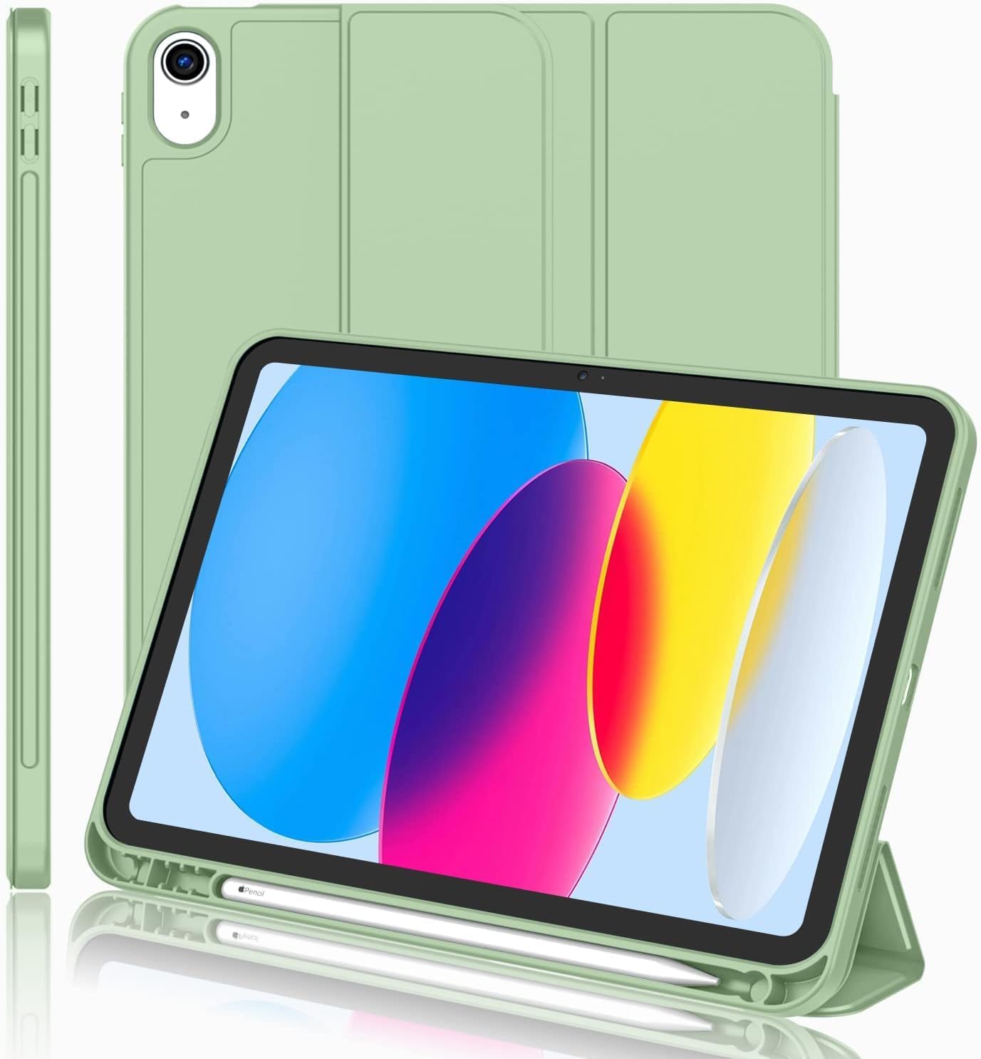 iPad 11/10 için Kalem Bölmeli Standlı Kılıf