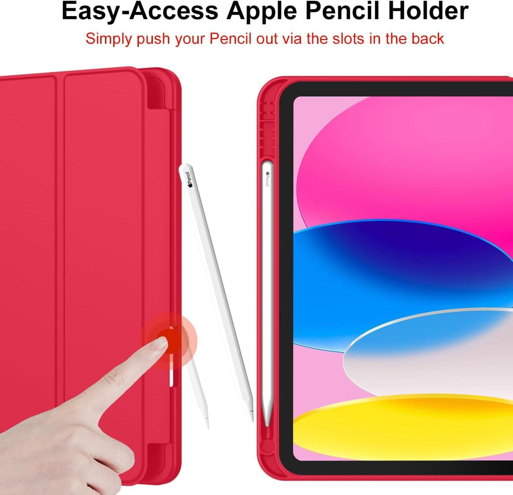 iPad 11/10 için Kalem Bölmeli Standlı Kılıf