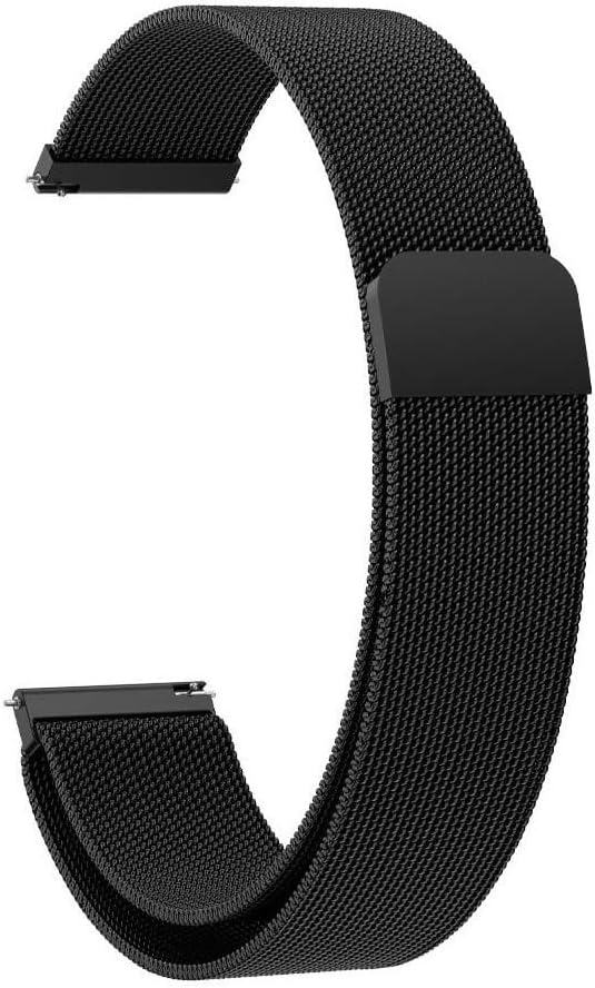 Huawei Watch GT6 41 mm / GT5 Pro 42 mm / GT5 41mm / GT4 41 mm ile Uyumlu 18 mm Paslanmaz Çelik Milanese Hasır Kordon – Manyetik Tokalı, Ayarlanabilir Metal Saat Kayışı