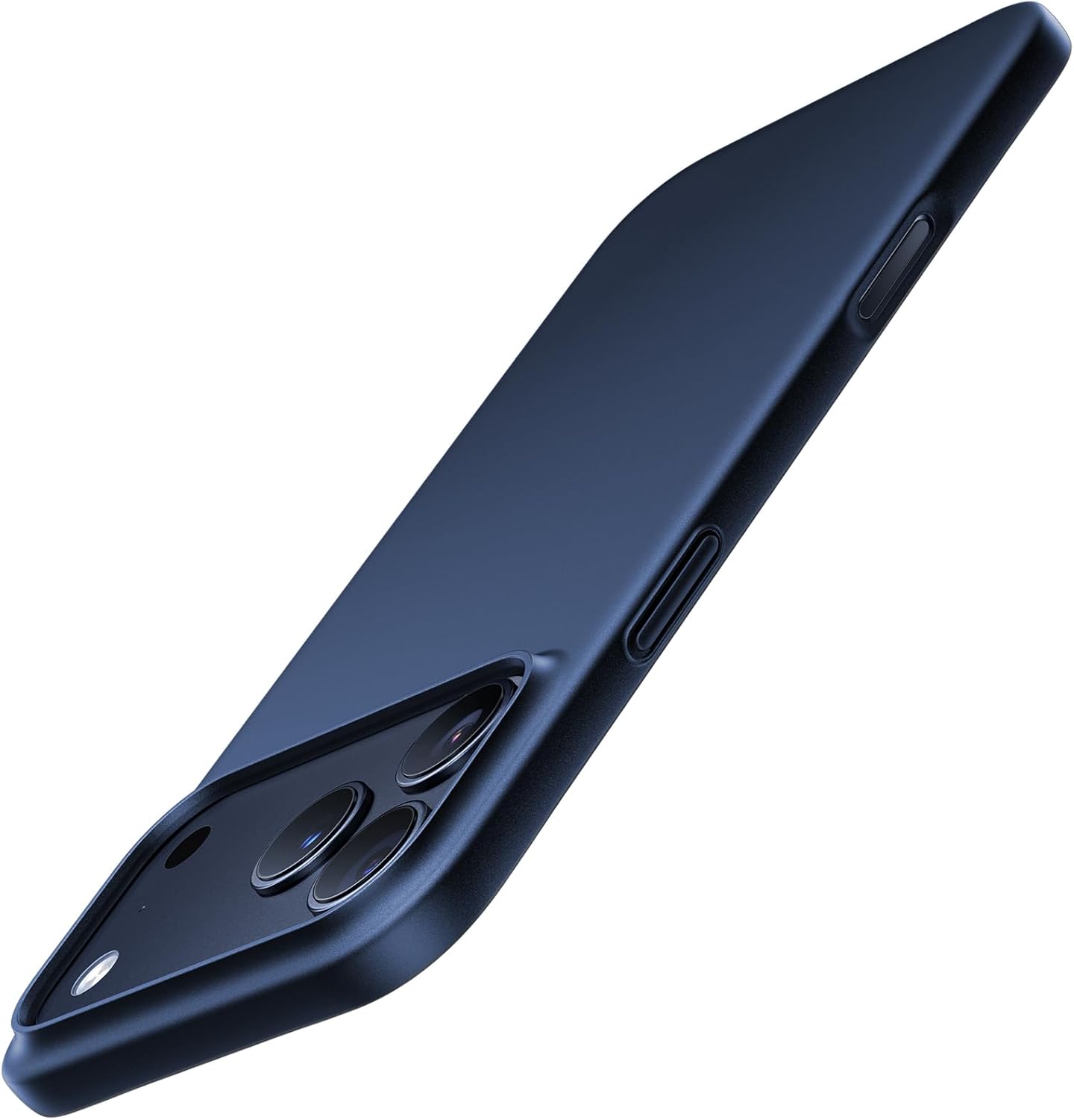 TORRAS Slim Fit iPhone 17 Pro Kılıf – Ultra İnce Mat Koruma, Deep Blue, Çizilmeye Dayanıklı, Parmak İzi Bırakmaz