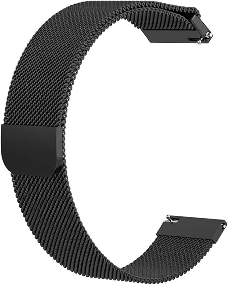 Huawei Watch GT6 41 mm / GT5 Pro 42 mm / GT5 41mm / GT4 41 mm ile Uyumlu 18 mm Paslanmaz Çelik Milanese Hasır Kordon – Manyetik Tokalı, Ayarlanabilir Metal Saat Kayışı