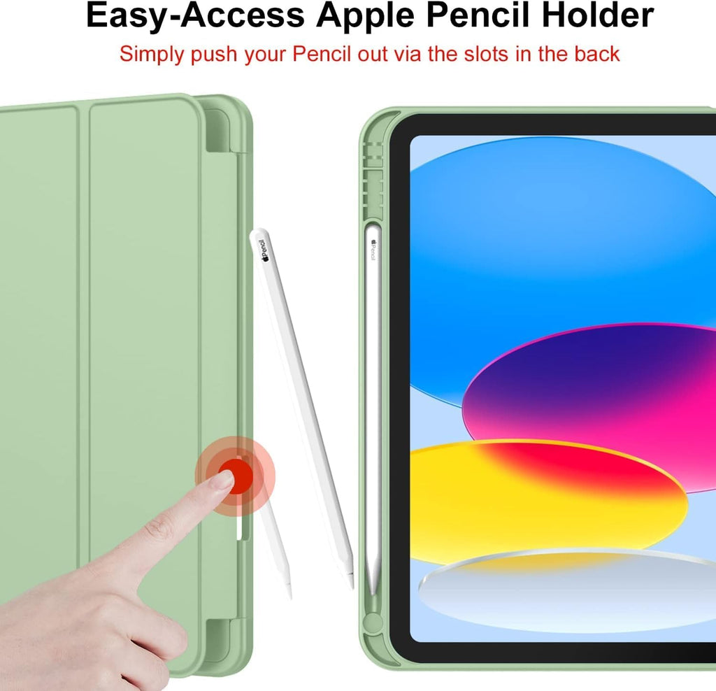 iPad 11/10 için Kalem Bölmeli Standlı Kılıf