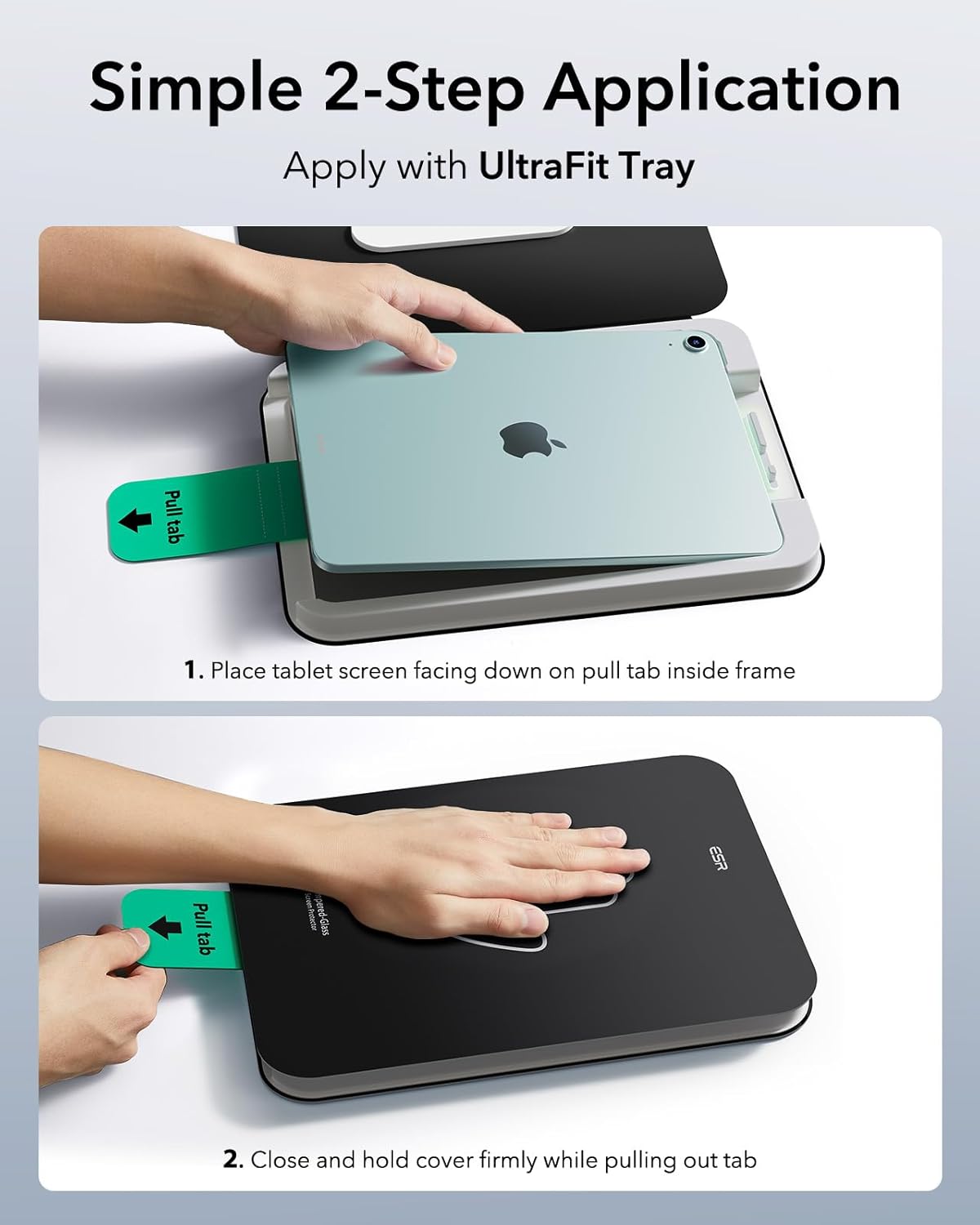 iPad Air 11” için ESR UltraFit Ekran Koruyucu (2’li)