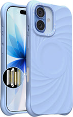 ORNARTO Vortuxe iPhone 17 Kılıf, MagSafe Uyumlu, Sky Whisper Renk, Premium Sıvı Silikon, 2 Kat MIL-STD Düşme Koruması, Güçlendirilmiş Köşeler, Kamera Tuşu Kontrollü, Şık Tasarım