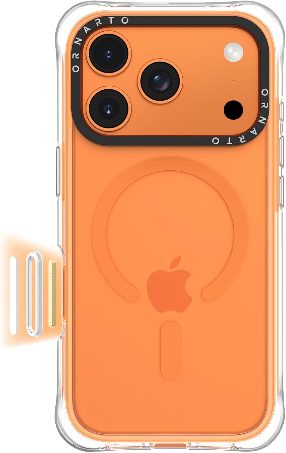 ORNARTO iPhone 17 Pro Max Şeffaf MagSafe Uyumlu Kılıf