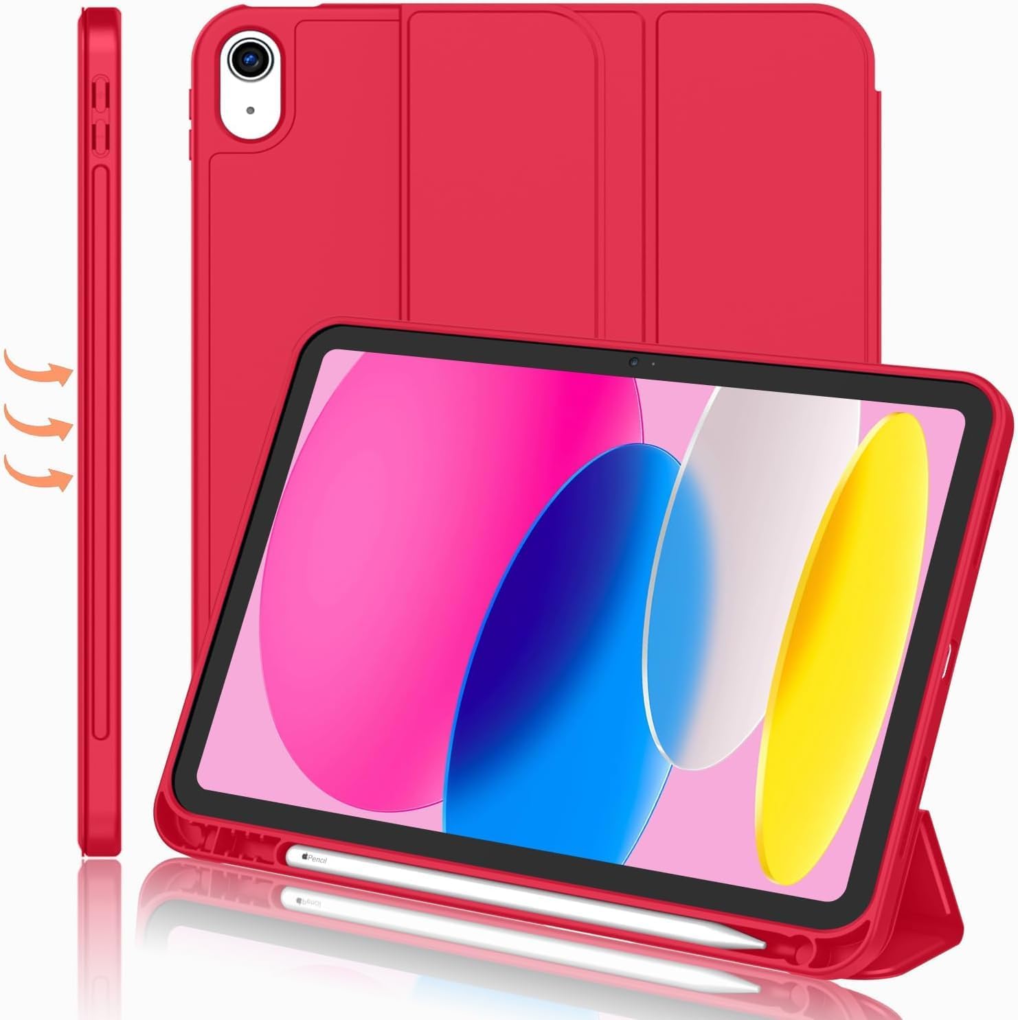 iPad 11/10 için Kalem Bölmeli Standlı Kılıf