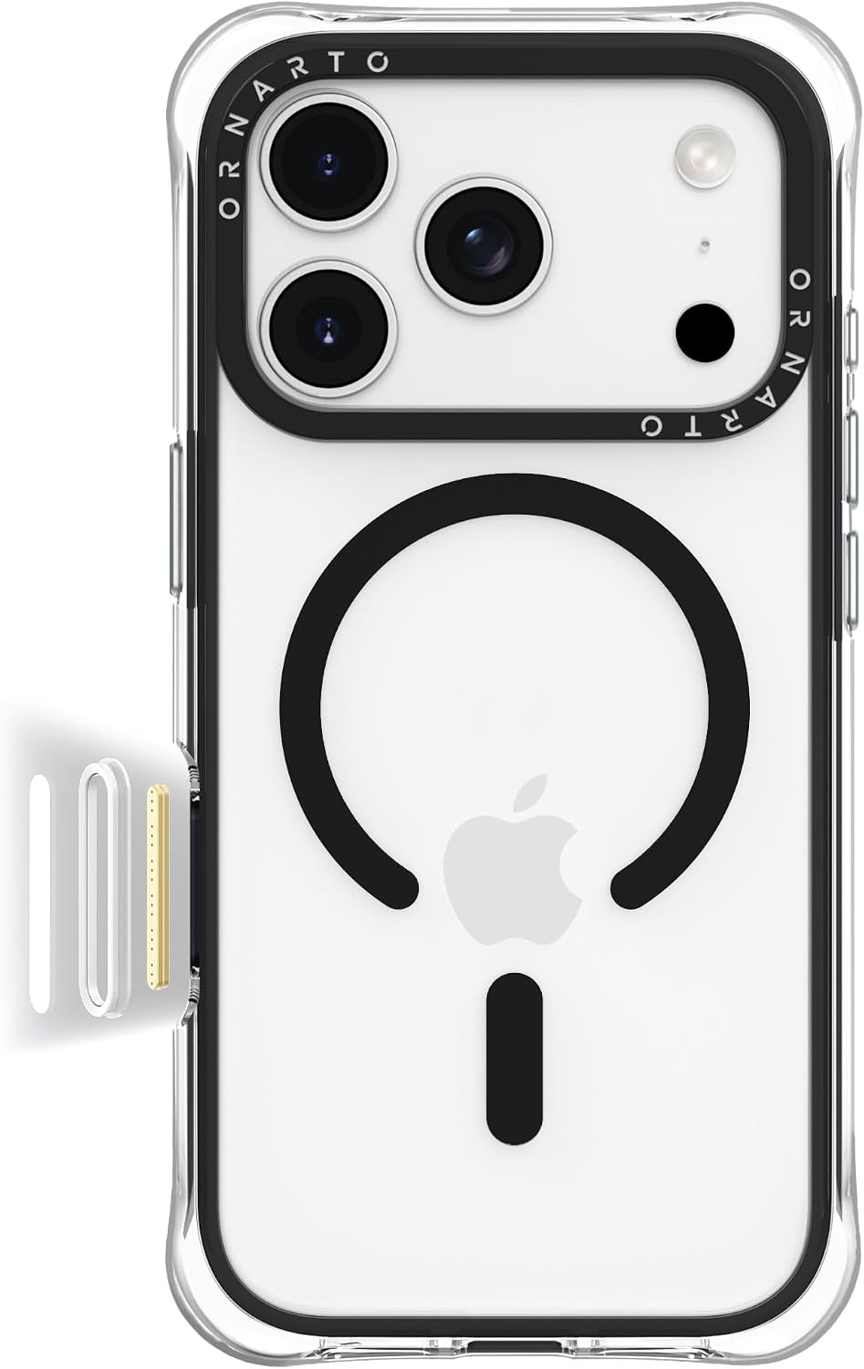 ORNARTO iPhone 17 Pro Max Şeffaf MagSafe Uyumlu Kılıf