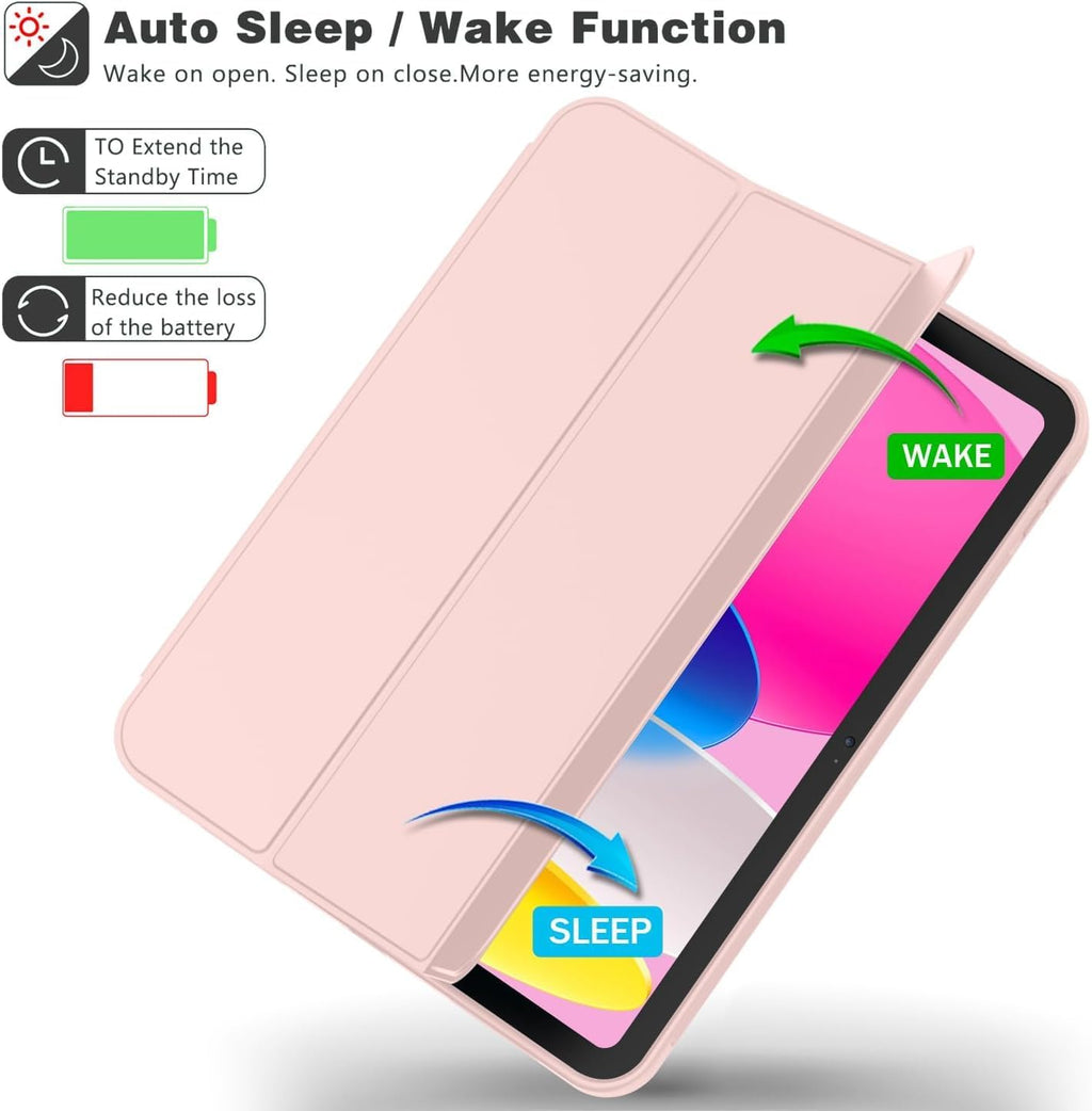 iPad 11/10 için Kalem Bölmeli Standlı Kılıf