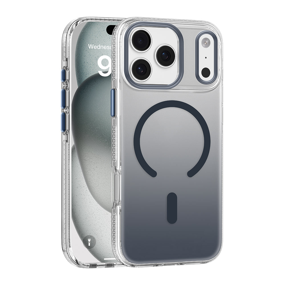 __vg|Mavi|0|6925700944895-01|Apple iPhone 17 Pro Max Kılıf MagSafe Şarj Özellikli Sararmaya Karşı Dayanıklı Mutural Icesense Serisi Kapak