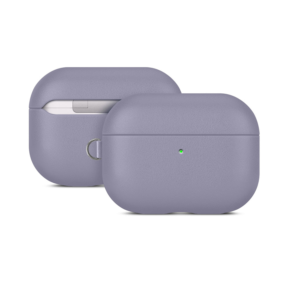 __vg|Mor|0|6925700947452-01|Apple AirPods Pro 3 Kılıf MagSafe Şarj Özellikli Mutural Yahu Serisi Deri Tasarımlı Kapak