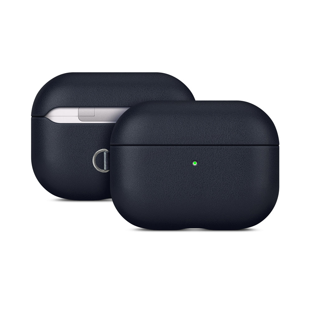 __vg|Lacivert|0|6925700947476-01|Apple AirPods Pro 3 Kılıf MagSafe Şarj Özellikli Mutural Yahu Serisi Deri Tasarımlı Kapak