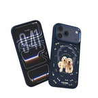 __vg|Lacivert|3|6925700949470-04|Apple iPhone 17 Pro Max Kılıf MagSafe Şarj Özellikli 3D Baskılı Tasarım Mutural The Dog Serisi Kapak