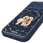 __vg|Lacivert|5|6925700949470-06|Apple iPhone 17 Pro Max Kılıf MagSafe Şarj Özellikli 3D Baskılı Tasarım Mutural The Dog Serisi Kapak