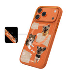 __vg|Turuncu|7|6925700949494-08|Apple iPhone 17 Pro Max Kılıf MagSafe Şarj Özellikli 3D Baskılı Tasarım Mutural The Dog Serisi Kapak