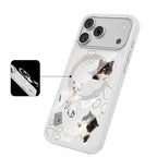 __vg|Beyaz|7|6925700949500-08|Apple iPhone 17 Pro Max Kılıf MagSafe Şarj Özellikli 3D Baskılı Tasarım Mutural The Cat Serisi Kapak
