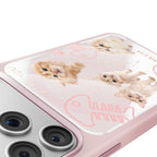 __vg|Pembe|4|6925700949524-05|Apple iPhone 17 Pro Max Kılıf MagSafe Şarj Özellikli 3D Baskılı Tasarım Mutural The Cat Serisi Kapak