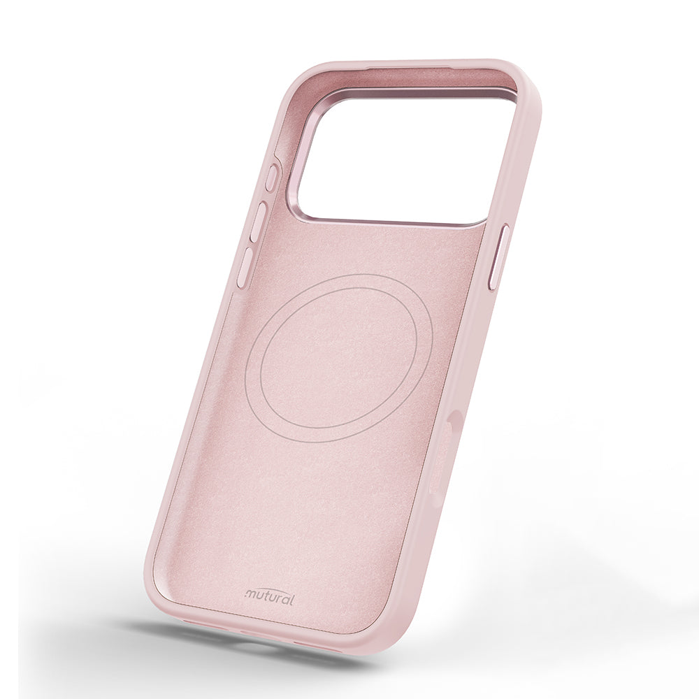 __vg|Pembe|5|6925700949524-06|Apple iPhone 17 Pro Max Kılıf MagSafe Şarj Özellikli 3D Baskılı Tasarım Mutural The Cat Serisi Kapak