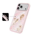 __vg|Pembe|7|6925700949524-08|Apple iPhone 17 Pro Max Kılıf MagSafe Şarj Özellikli 3D Baskılı Tasarım Mutural The Cat Serisi Kapak