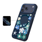 __vg|Lacivert|4|6925700949968-05|Apple iPhone 17 Pro Max Kılıf MagSafe Şarj Özellikli Çiçek Tasarımlı Mutural Flower Serisi Kapak