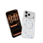 __vg|Beyaz|7|6925700949975-08|Apple iPhone 17 Pro Max Kılıf MagSafe Şarj Özellikli Çiçek Tasarımlı Mutural Flower Serisi Kapak