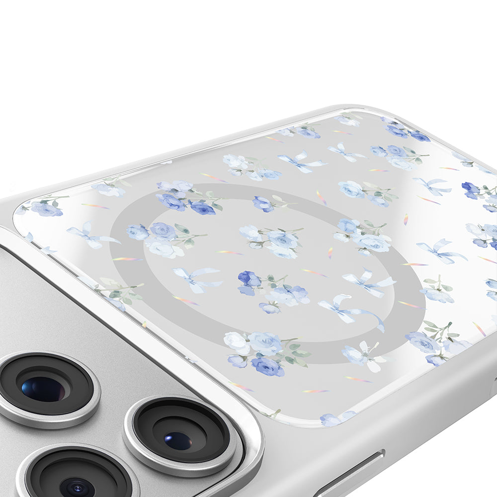 __vg|Beyaz|8|6925700949975-09|Apple iPhone 17 Pro Max Kılıf MagSafe Şarj Özellikli Çiçek Tasarımlı Mutural Flower Serisi Kapak
