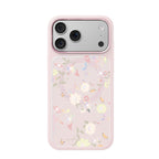 __vg|Pembe|0|6925700949982-01|Apple iPhone 17 Pro Max Kılıf MagSafe Şarj Özellikli Çiçek Tasarımlı Mutural Flower Serisi Kapak