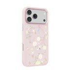 __vg|Pembe|1|6925700949982-02|Apple iPhone 17 Pro Max Kılıf MagSafe Şarj Özellikli Çiçek Tasarımlı Mutural Flower Serisi Kapak