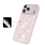 __vg|Pembe|4|6925700949982-05|Apple iPhone 17 Pro Max Kılıf MagSafe Şarj Özellikli Çiçek Tasarımlı Mutural Flower Serisi Kapak