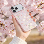 __vg|Pembe|9|6925700949982-10|Apple iPhone 17 Pro Max Kılıf MagSafe Şarj Özellikli Çiçek Tasarımlı Mutural Flower Serisi Kapak