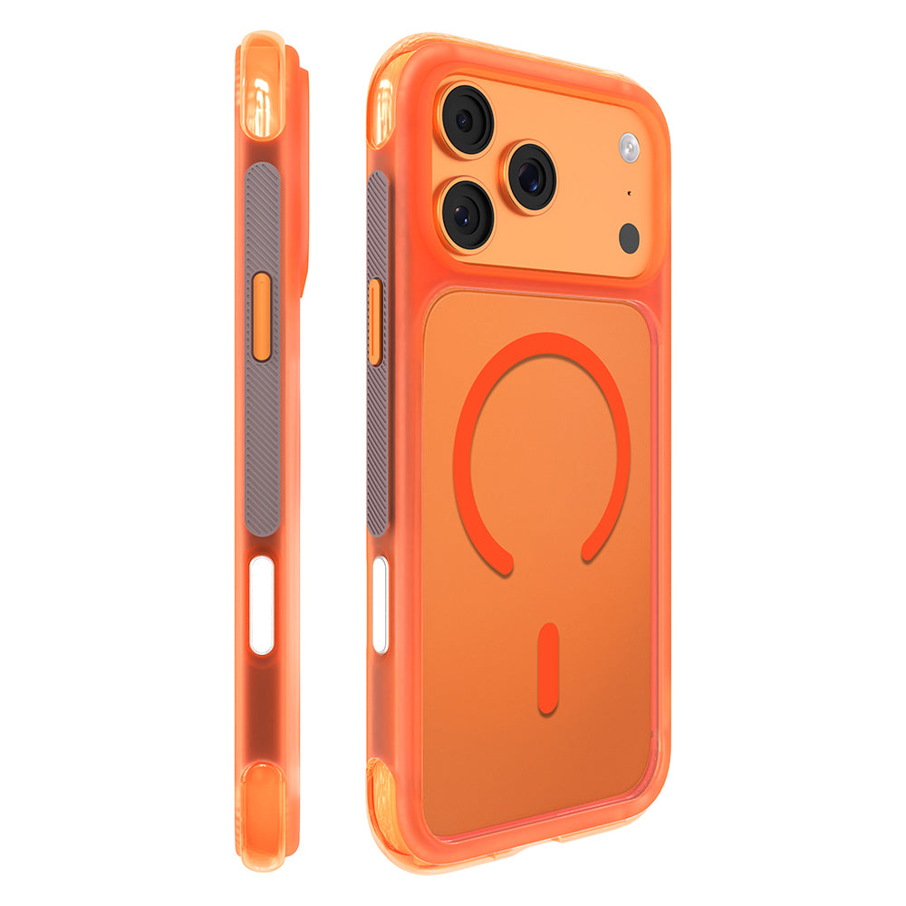 __vg|Turuncu|0|6925700950049-01|Apple iPhone 17 Pro Max Kılıf MagSafe Şarj Özellikli Airbag Tasarımlı Mutural Air Shield Serisi Kapak