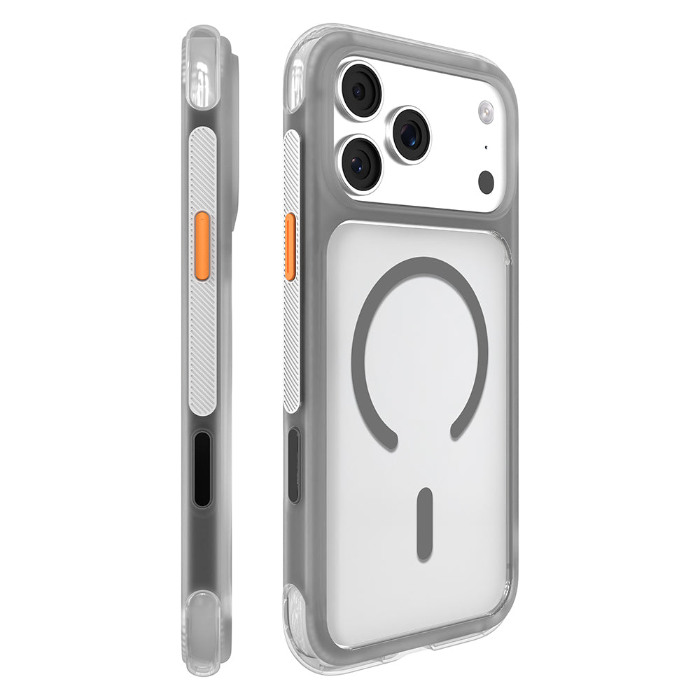 __vg|Gri|0|6925700950063-01|Apple iPhone 17 Pro Max Kılıf MagSafe Şarj Özellikli Airbag Tasarımlı Mutural Air Shield Serisi Kapak