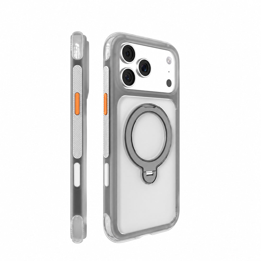 __vg|Gri|0|6925700950124-01|Apple iPhone 17 Pro Max Kılıf MagSafe Şarj Özellikli Standlı Airbag Tasarımlı Mutural Air Shield Serisi Kapak