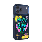 __vg|Lacivert|1|6925700950162-02|Apple iPhone 17 Pro Max Kılıf MagSafe Şarj Özellikli 3D Baskılı Tasarım Mutural Graffiti Serisi Kapak