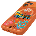 __vg|Turuncu|2|6925700950193-03|Apple iPhone 17 Pro Max Kılıf MagSafe Şarj Özellikli 3D Baskılı Tasarım Mutural Graffiti Serisi Kapak