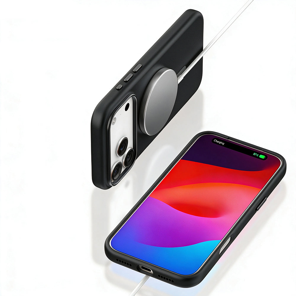__vg|Siyah|5|6925700950940-06|Apple iPhone 17 Pro Max Kılıf MagSafe Şarj Özellikli Mutural Pure Serisi Kapak