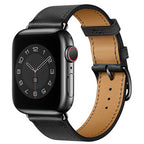 __vg|Siyah|0|6936686401975-01|Apple Watch 40mm Wiwu Attleage Watchband Hakiki Deri Kordon