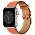 __vg|Turuncu|0|6936686401982-01|Apple Watch 40mm Wiwu Attleage Watchband Hakiki Deri Kordon