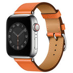 __vg|Turuncu|0|6936686401982-01|Apple Watch 40mm Wiwu Attleage Watchband Hakiki Deri Kordon