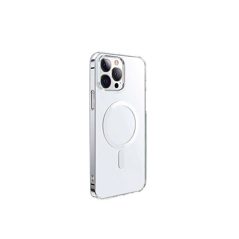 __vg|Renksiz|0|6936686406727-01|Apple iPhone 14 Pro Max Wiwu MagSafe Şarj Özellikli Lens Korumalı Şeffaf Silikon Kapak
